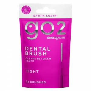 Dentagenie Interdental Brush Size 2 White 12Pk