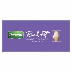 Depend Real Fit for Women Night Defence Underwear Large 8 Pack