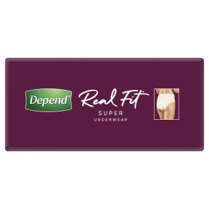 Depend Realfit Underwear Super Female Extra Large 8 Pack