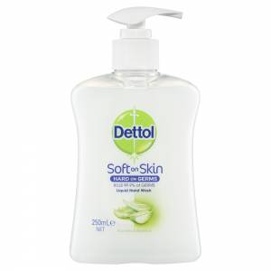 Dettol Liquid Hand Wash Aloe Vera Pump Anti-Bacterial 250ml