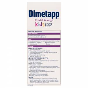 Dimetapp Cold & Allergy Kids 6 Years + 200ml