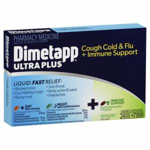 Dimetapp Ultra Plus Cough Cold & Flu + Immune 24