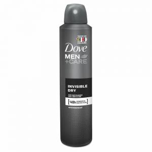 Dove Men Antiperspirant Deodorant Aerosol Invisible Dry 150g