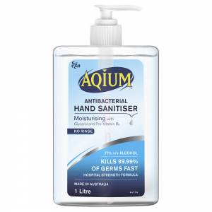 Ego Aqium Antibacterial Hand Sanitiser 1 Litre
