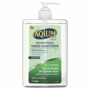 Ego Aqium Antibacterial Hand Sanitiser with Aloe Vera 1L