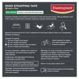 Elastoplast Rigid Strapping Tape Tan 38mm x 15m