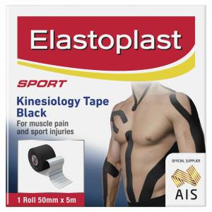 Elastoplast Sport Kinesio Tape 48320 Black 50mm X 5m