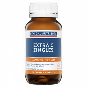 Ethical Nutrients Extra C Zingles Orange 50 Tablet...