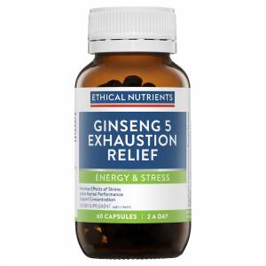 Ethical Nutrients Ginseng 5 Exhaustion Relief 60 C...