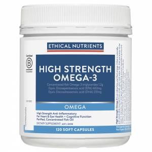 Ethical Nutrients Hi-Strength Fish Oil Capsules 12...