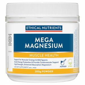 Ethical Nutrients Mega Magnesium Powder Citrus 200...