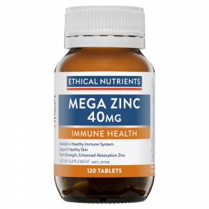 Ethical Nutrients Mega Zinc 120 Tablets