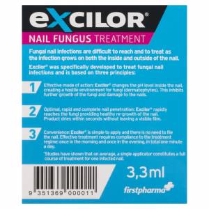 Excilor Nail Fungus Solution 3.3ml