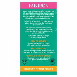 FAB Iron Tablets 60