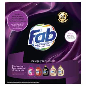 FAB Laundry Powder Front Top Loader Sublime Velvet 2.3kg