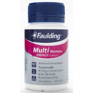 Faulding Multi Womens Energy 60 Tablets