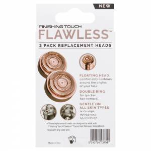 Flawless Finish Touch Face Replacement Heads 2pack