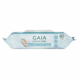 Gaia Natural Baby Plant-Based Baby Wipes 80 Pack