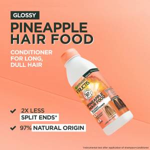 Garnier Fructis Hair Food Conditioner Smoothing Pineapple 350ml
