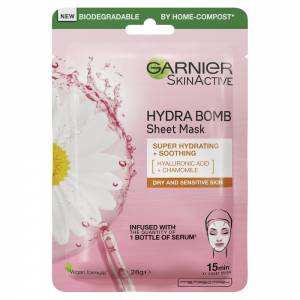Garnier Hydrabomb Tissue Mask Pink Chamomile 28g