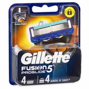 Gillette Fusion Proglide Refill Blades 4 Pack