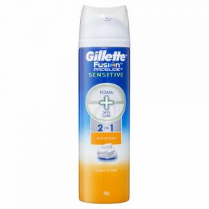 Gillette Fusion Proglide Sensitive Shaving Foam Active Sport 245g