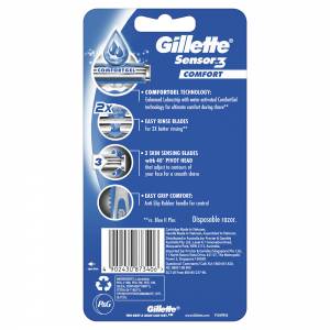 Gillette Sensor 3 Disposable Razors 4 Pack