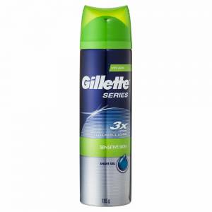 Gillette Shaving Gel Sensitive Skin 195g