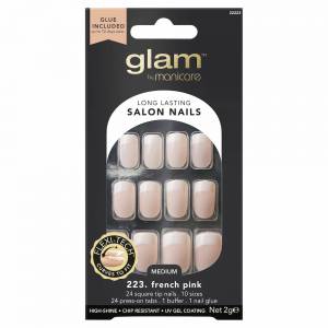 Glam By Manicare 223 French Pink Med Square 2G