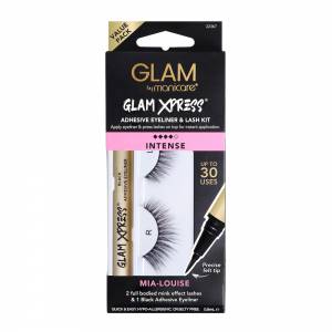 Glam By Manicare Intense Adhesive Eyeliner Lash Ki...
