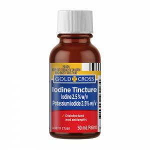 Gold Cross Iodine Tincture Weak Solution 50ml