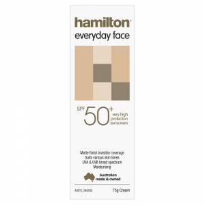 Hamilton Everyday Face Cream SPF 50+ 75g