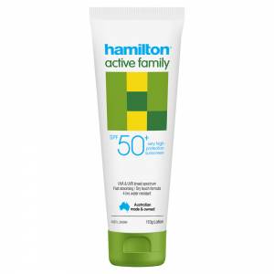 Hamilton Sunscreen Active Family Lotion SPF 50+ 110g