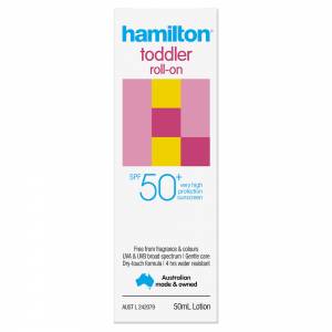 Hamilton Sunscreen Toddler Roll On SPF 50+ 50ml
