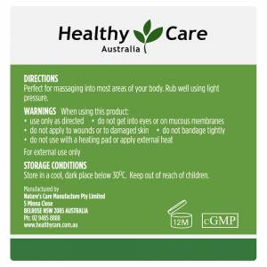 Healthy Care Emu Arthritis & Muscle Heat Rub 50g