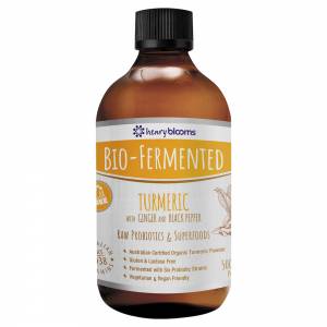 Henry Blooms Bio Fermented Turmeric With Ginger And Black Pepper 500ml