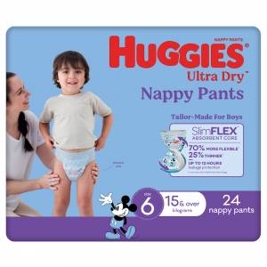 Huggies Nappy Pants Junior Boy 24