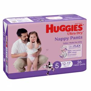 Huggies Nappy Pants Walker Girl 26