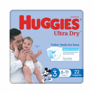 Huggies Ultra Dry Convenience Crawler Boy 22