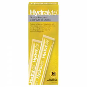 Hydralyte Rehydration Ice Blocks Tropical 16