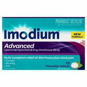 Imodium Advanced Chewable Tablets 12