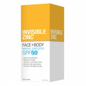 Invisible Zinc Face & Body SPF50+ 150g