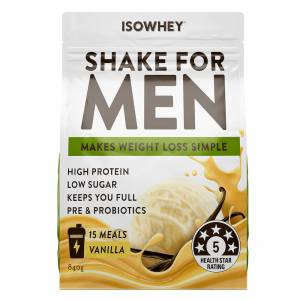 Isowhey Men's Shake Vanilla 840g