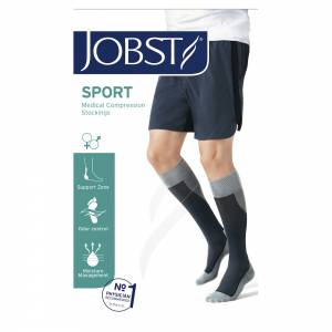 Jobst Sport Knee Large Royal Blue 15-20 mmHg