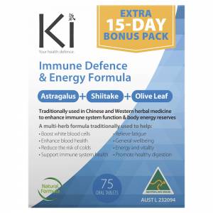 Ki Immune Defence and Energy Formula 75 Tablets
