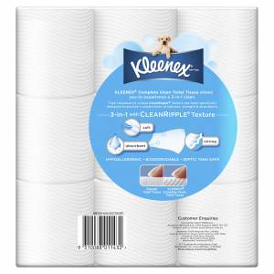 Kleenex Complete Toilet Tissues 9 Pack