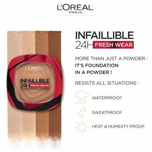 L'Oreal Infallible Fresh Wear Powder Compact 020 Ivory