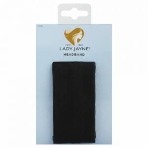 Lady Jayne Headband 5cm Wide Black