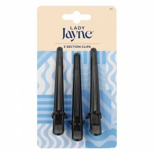 Lady Jayne Section Clips Assorted Pk3