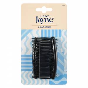 Lady Jayne Side Comb Black Pk4